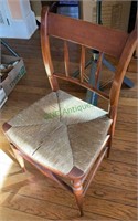 Antique Hitchcock chair - wicker seat - 1820/1850