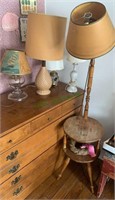 Collection of five lamps - four table lamps - one