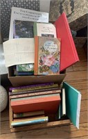 2 boxes of books - mostly gardening books, Audubon