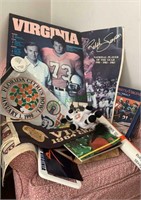 UVA items - posters, license plate