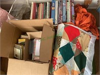 Two box lots - one with cookbooks and