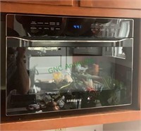 Samsung microwave oven in the kitchen currently