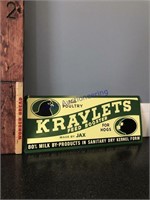 KRAYLETS FEED BOOSTER TIN SIGN-APPROX 10"TX24"L