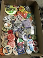 ASSORTED BUTTONS/ PINS