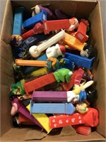 BOX OF ASSORTED PEZ DISPENSERS