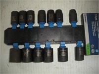 Kobalt 1/2 Drive Metric Impact Sockets 10mm to