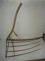 Vintage Wooden Hay Rake