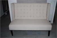 HI-BACK UPHOLSTERED SETTEE