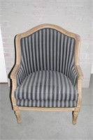 CONTEMPORARY "ANTIQUED" ARM CHAIR