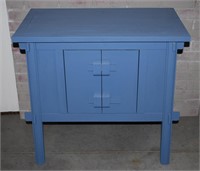 BLUE PAINTED STAND