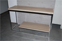 METAL & WOOD MODERN STYLE TABLE STAND
