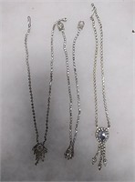 3 vintage necklaces