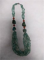 Green costume jewelry