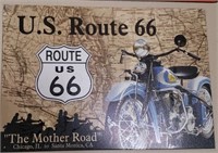 Metal The Mother Road Route 66 Sign