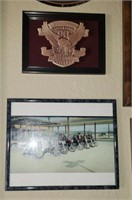 2 Pc Harley Davidson Eagle, Motorcycle Picture