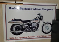 Metal Harley Davidson Willie G Sparkling America