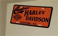 Gastonia Harley Davidson Novelty License Plate