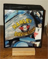 Harley Davidson Coasters On Stand