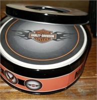 Harley Davidson Coasters In Tin