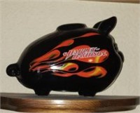 Black Harley-davidson Piggy Bank # 2