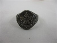 Sterling Silver Boy Scout Ring