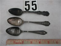 (3) Sterling Silver Spoons