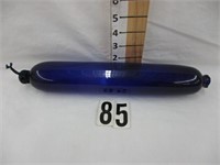 13" Cobalt Blue Glass Rolling Pin