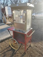 Gold Medal Popcorn Popper and Cart