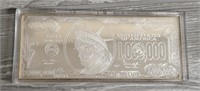 2001 Fine Silver Ingot: 124 Grams