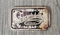 1 Troy Ounce Silver Bar - "Congratulations"