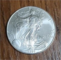 1999 Silver Eagle Dollar