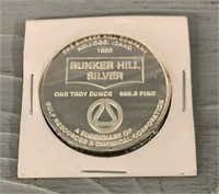 Bunker Hill One Oz Silver Round
