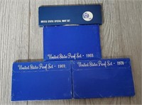 Proof Coin Sets - 1967, '68, '69, '70