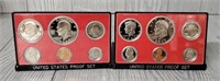 (2) 1977 Proof Coin Sets