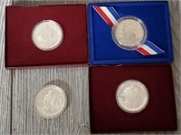 (4) U.S Commemorative Half Dollars