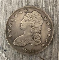 1836 Capped Bust Half Dollar