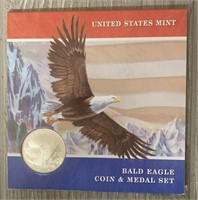 Bald Eagle Coin & Metal Set 2008