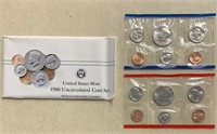 1988 U.S. Mint UNC. P&D Coin Set