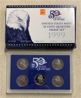 1999 U.S. Mint State Quarter Proof Set