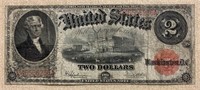 1917 Large $2 Legal Tender Note