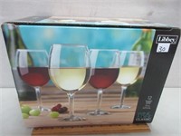 SET OF 12 LIBBY WINE GLASSES