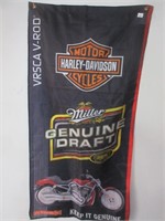 AUTHENTIC HARLEY-DAVIDSON BANNER 25X49 INCHES