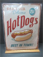 YUMMY HOT DOGS SIGN