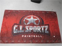 SPORTZ PAINTBALL BANNER 60X35 INCHES