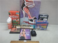 GAMES, ESSENTIAL OILS, EXERCISE TAPES + MORE
