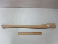 NICE TURNED WOODEN AXE HANDLE - 28 INCHES