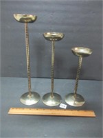COOL BRASS CANDLE STANDS