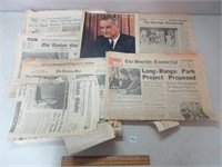 INTERESTING 1963 MONCTON NEWSPAPERS