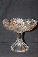 5 1/2" CUT CRYSTAL COMPOTE