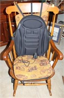 EARLY AMERICAN STYLE MAPLE ROCKING CHAIR